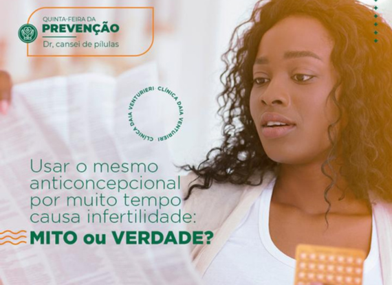 Banner do post Usar o mesmo anticoncepcional por muito tempo causa infertilidade: MITO ou VERDADE?